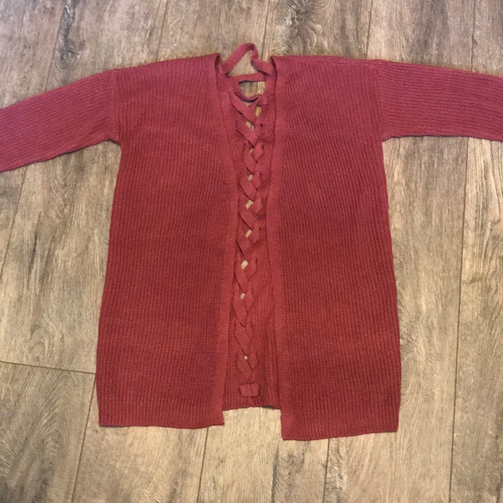 Pink rose cardigan